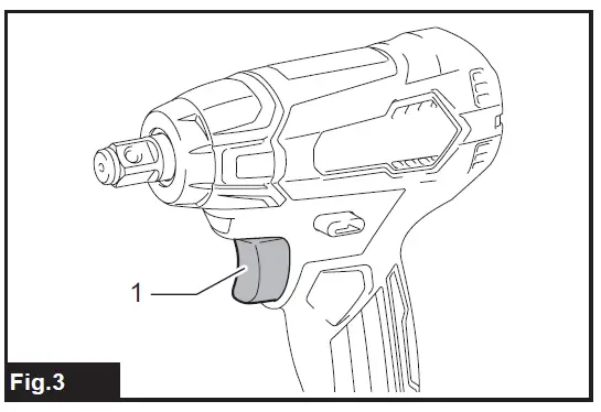 makita DTW181 18v Brushless Impact Wrench FIG 3