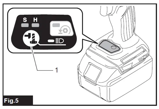 makita DTW181 18v Brushless Impact Wrench FIG 5
