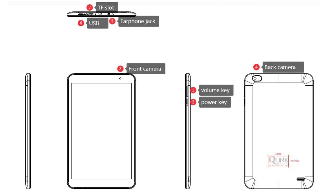 Q LINK WIRELESS Scepter 8 Smart Tablet fig 1