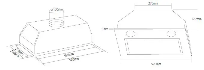caple-BUC-Built-Under-Extractor-Hood-fig-1