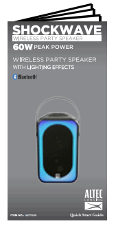 LANSINALTEC G IMT7000 Shockwave Wireless Bluetooth Party Speaker. - Fig 1