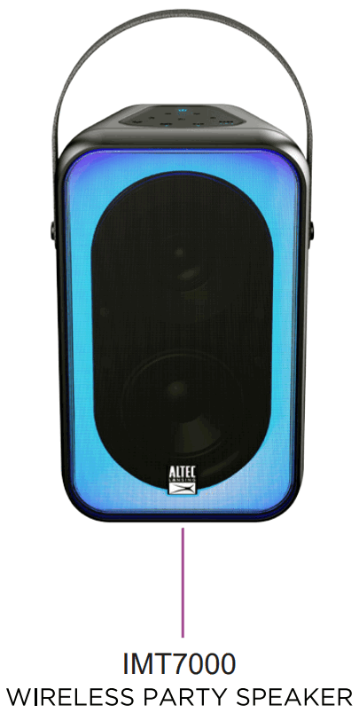 LANSINALTEC G IMT7000 Shockwave Wireless Bluetooth Party Speaker. - Fig