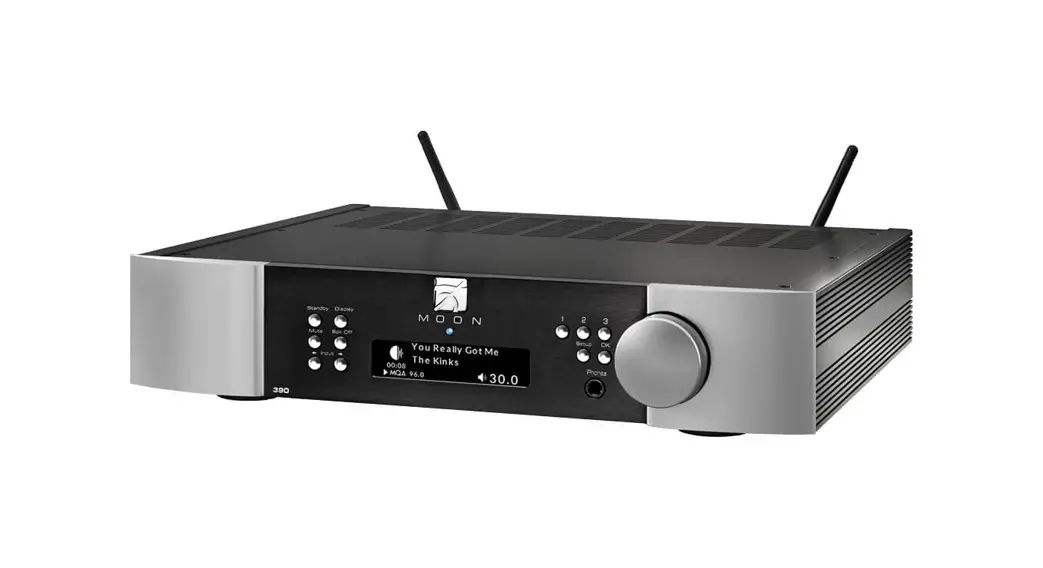 Simaudio Moon 390 Network Player Preamplifier Owner's Manual