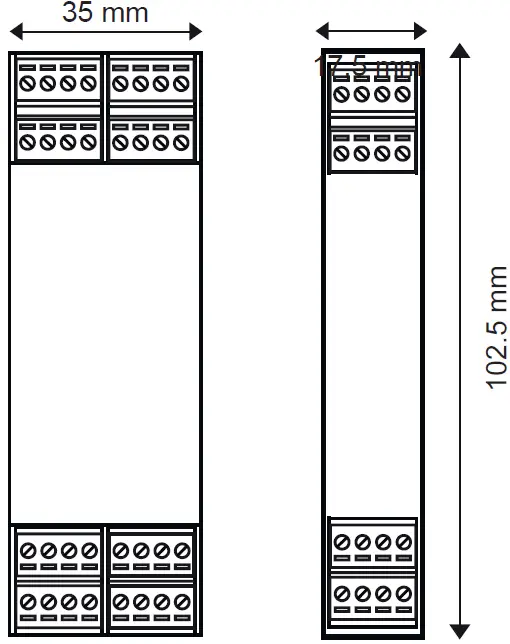 SENECA ZE-4DI Digital Output Modbus 35