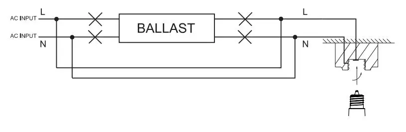 superbrightleds HBR3 LED Retrofit High Bay Lamp - Retrofit Wiring Diagram