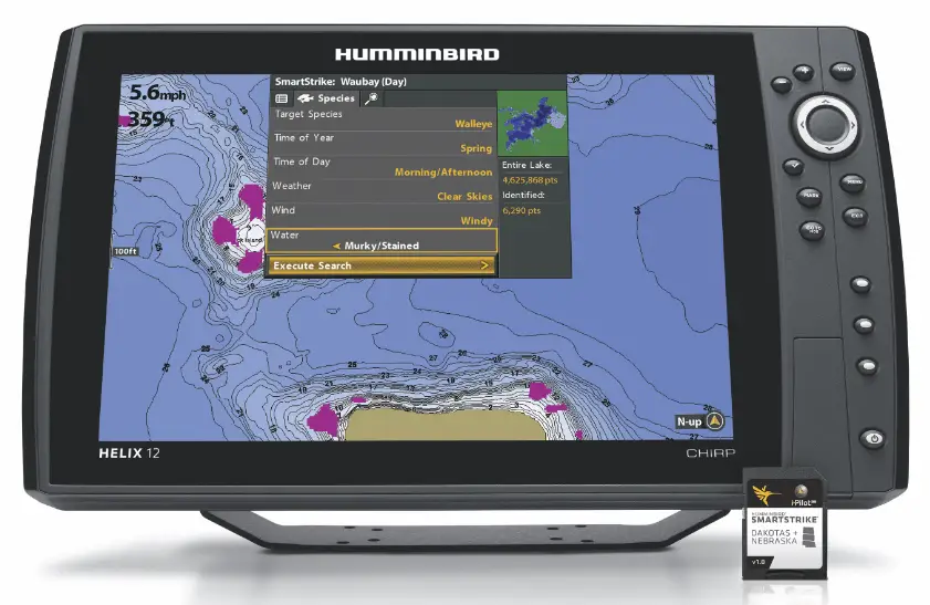 HUMMINBIRD HELIX Smart Strike Map Card