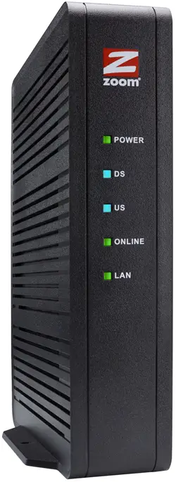 Front View of Zoom 5370 modem