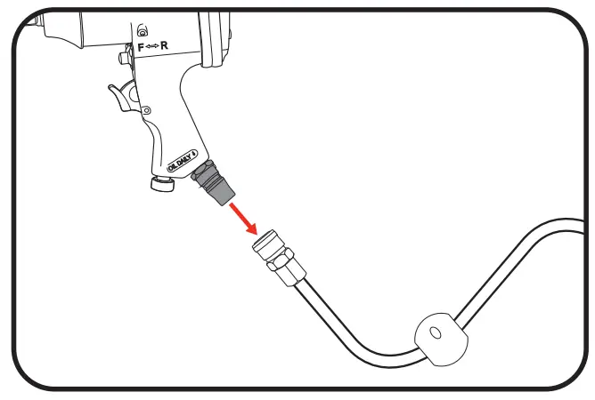 ozito 9M Retractable Air Hose Reel - Nitto Connector