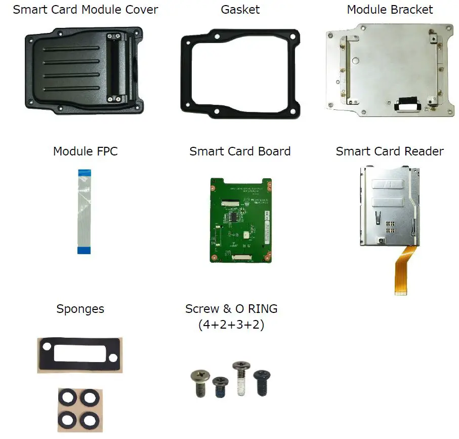 DURABOOK R11 Rugged Tablet Expansion Modules Smart Card fig 1