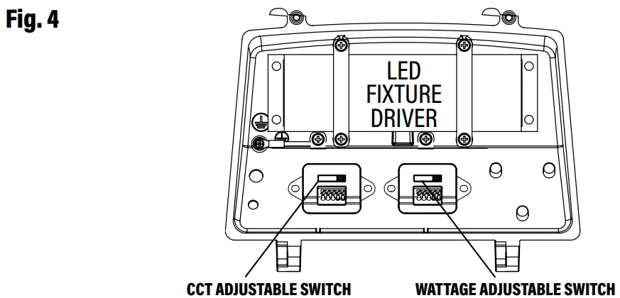 FIELD ADJUSTABLE WATTAGE & CCT