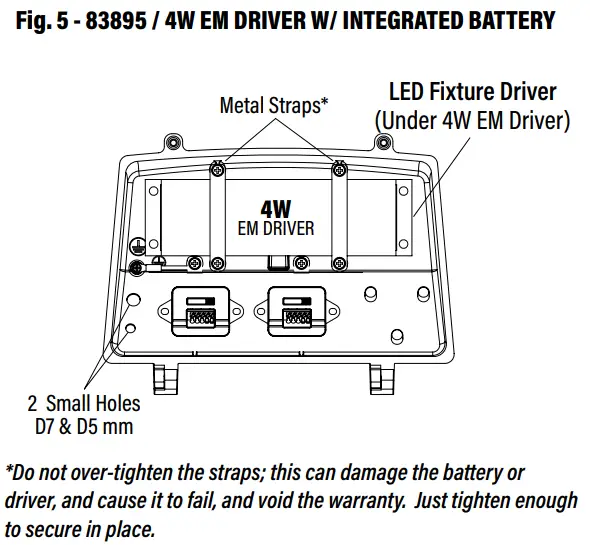 INSTALLATION OF LED EMERGENCY BACKUP