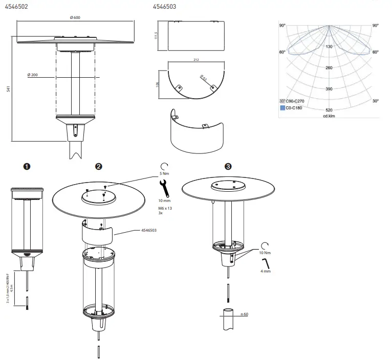 AIRAM 4546502 Atlas Pole Mount fig (3)