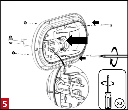 resistex Omega Ovale 1xE27 Sans Lamp A 05