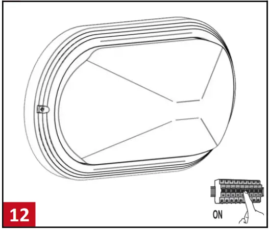 resistex Omega Ovale 1xE27 Sans Lamp A 12