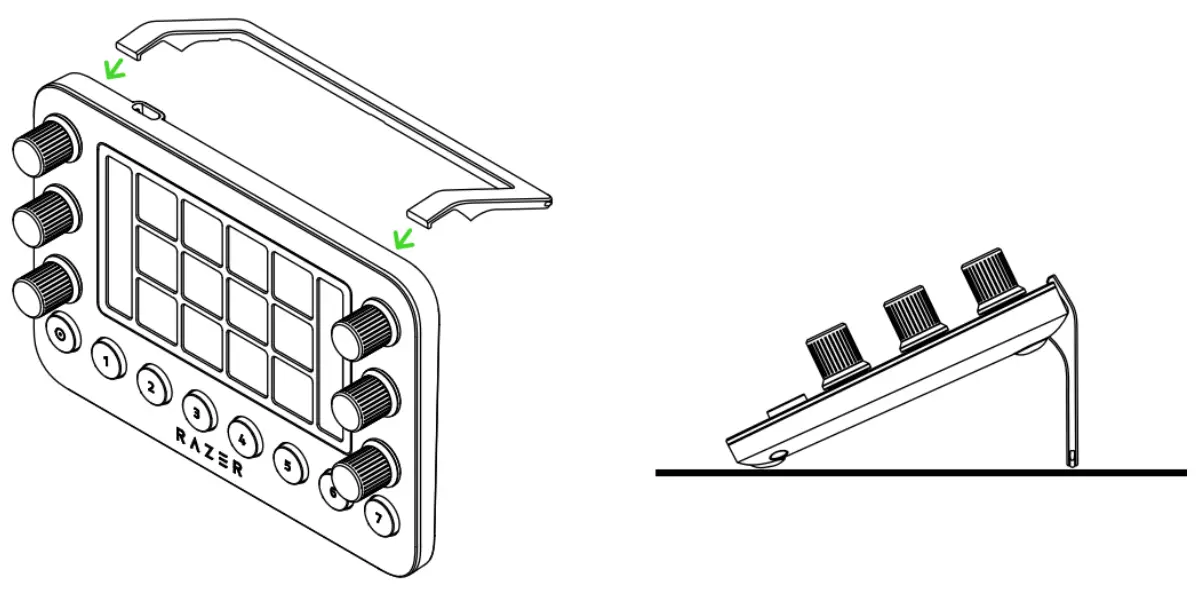 USING THE DETACHABLE STAND