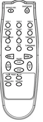 JENSEN JMC-1250 BLUETOOTH 3-SPEED STEREO TURNTABLE 4
