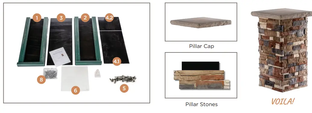 SILVERMINE-Stone-Pillar-Kits-FIG-1