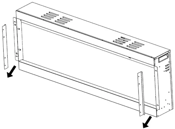 ambe BEF 50BIF03 72 Inch Built in Electric Fireplace - FIG 13