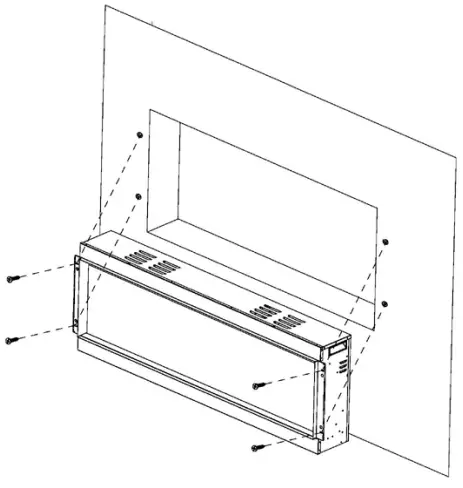 ambe BEF 50BIF03 72 Inch Built in Electric Fireplace - FIG 17