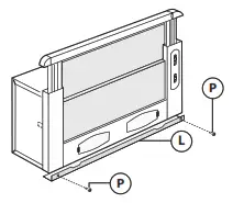 ETNA T4335TRVS Cooker Hood - Closing element