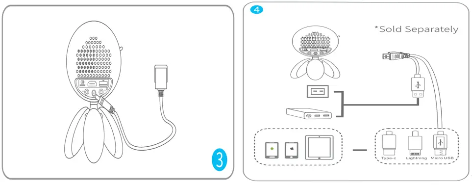 VANKYO Miracle 110 Portable Projector, 1080P Supported, Ideal for Kids fig 4