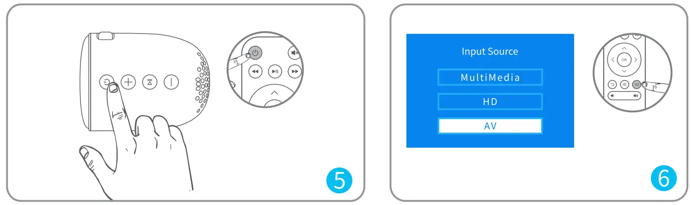 VANKYO Miracle 110 Portable Projector, 1080P Supported, Ideal for Kids fig 5