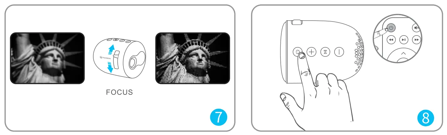 VANKYO Miracle 110 Portable Projector, 1080P Supported, Ideal for Kids fig 6