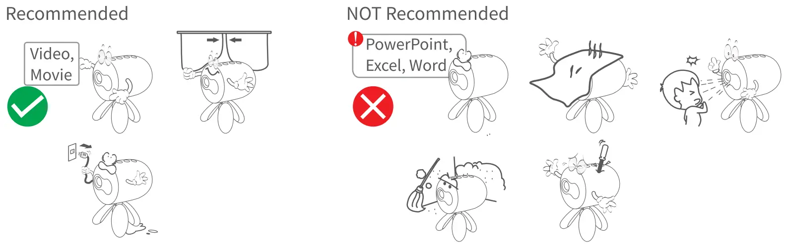 VANKYO Miracle 110 Portable Projector, 1080P Supported, Ideal for Kids fig 8