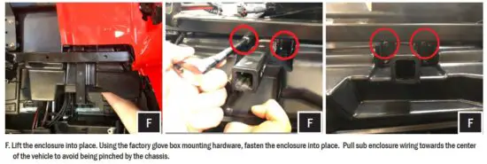 FIG 16 GLOVE BOX SUBWOOFER ENCLOSURE