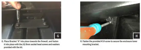 FIG 17 GLOVE BOX SUBWOOFER ENCLOSURE