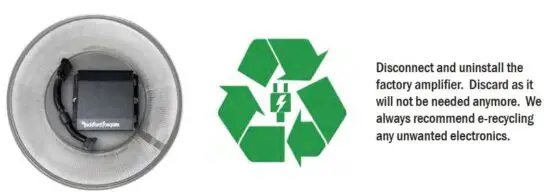 FIG 20 AMP TRAY INSTALLATION - WITH FACTORY RIDE COMMAND