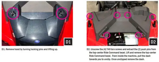 FIG 7 PANELS AND DASH DISASSEMBLY (RZR4)