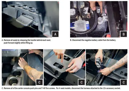 FIG5 PANELS AND DASH DISASSEMBLY