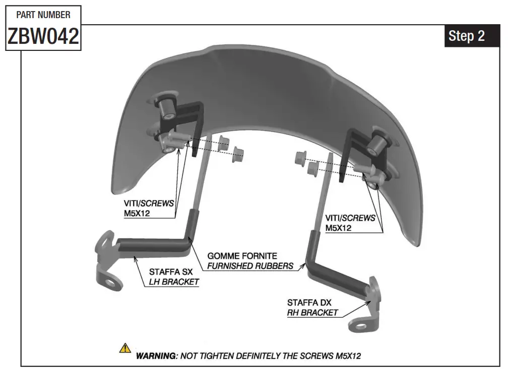 rizoma MI ZBW042 01 Headlight Fairing with Mounting Kit Fig11