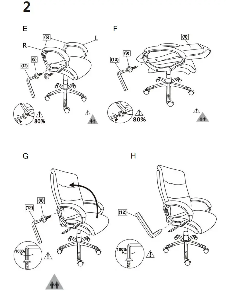Culoare Gri US111 Scaun Birou Directorial - Figure 4