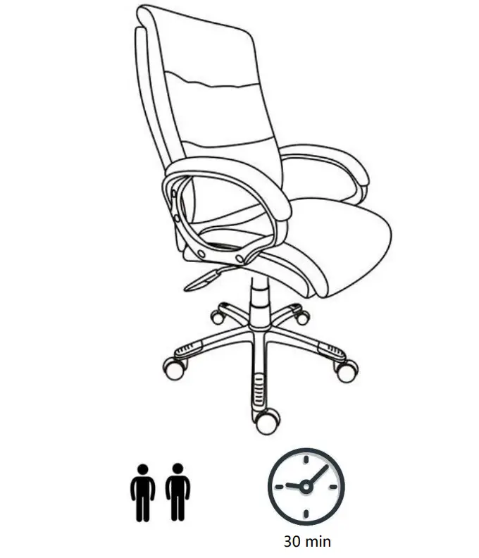 Culoare Gri US111 Scaun Birou Directorial