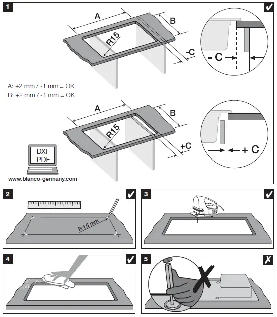 BLANCO-525877-DALAGO-8-SILGRANIT-Black-with-Drain-Remote-Control-FIG-1