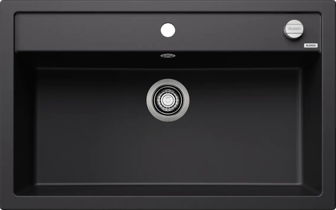 BLANCO-525877-DALAGO-8-SILGRANIT-Black-with-Drain-Remote-Control-PRODUCT