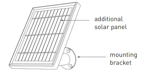 TELLUR TLL331231 WiFi Smart Solar Camera - PRODUCT DIAGRAM 2