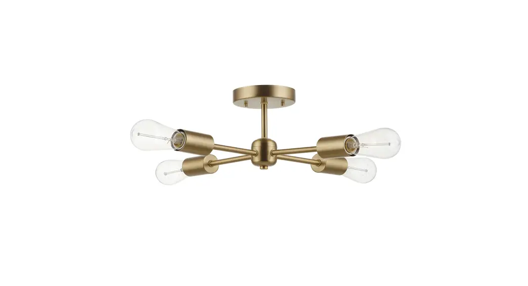 Globe 61122 4-light Flush Mount Instruction Manual Globe 61122 4-light Flush Mount Instruction Manual