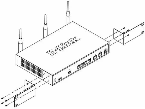 D Link DSR 1000AC Wireless AC Unified Services VPN Router - Installing Equipment