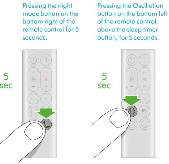 Resetting your HEPA and carbon filter life