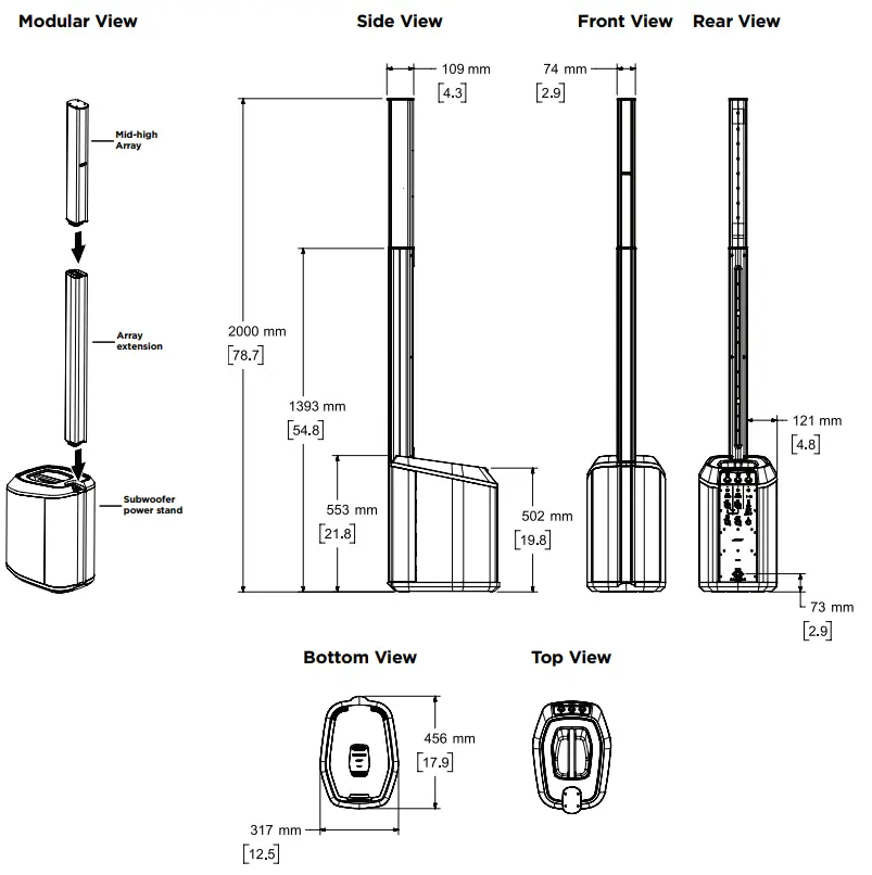 BOSE L1 PRO16 PORTABLE LINE -Modular 444