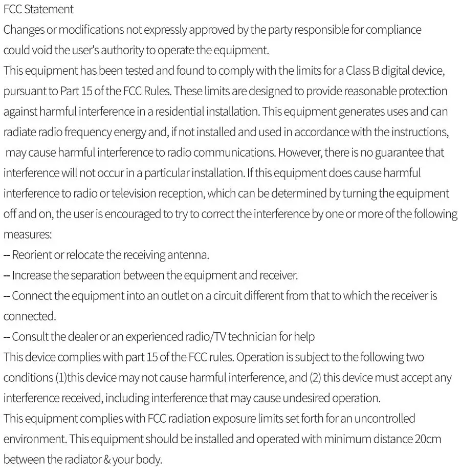 XINHUI MP-174 3 In 1 Wireless Charger User Manual - Fcc Statement