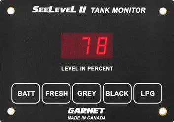 GARNET 709 RVC RV Tank Monitor Holding Tanks Solution - cover