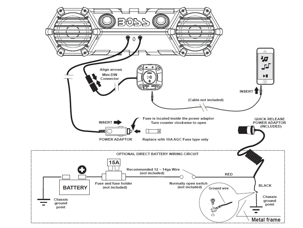 BOSS-ATVB95-LED-Audio-Systems-S