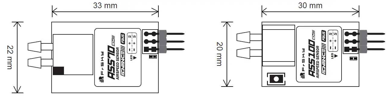 FrSky ASS70 ADV High Precision Airspeed Sensor 1