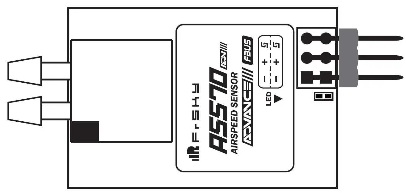 FrSky ASS70 ADV High Precision Airspeed Sensor