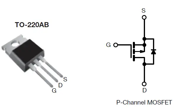 VISHAY-IRF9630-TO-220AB-Power-MOSFET-fig-1