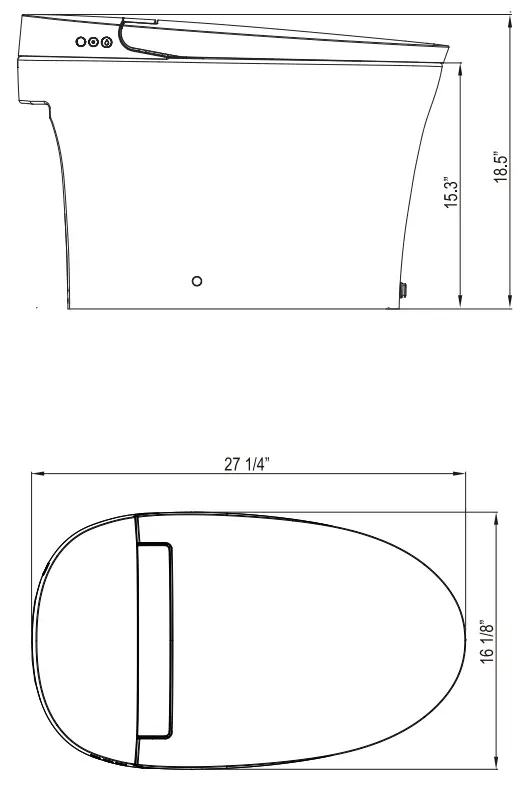 FINE FIXTURES ST2W Smart Toilet fig 20